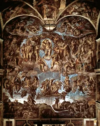 Sixtijnse Kapel: Het Laatste Oordeel, 1538-41 (voor restauratie)